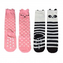 2 Pair Cute Baby's Cotton Tube Stockings Anti-mosquito Summer Thin Socks-No.5