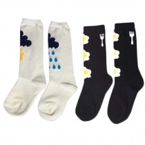 2 Pair Cute Baby's Cotton Tube Stockings Anti-mosquito Summer Thin Socks-No.11