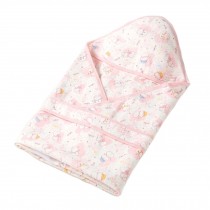 Lovely Baby Receiving Blankets Summer Hooded Swaddleme Snowman Pattern,Pink