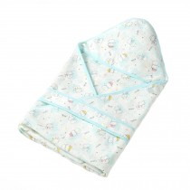Lovely Baby Receiving Blankets Summer Hooded Swaddleme Snowman Pattern,Green