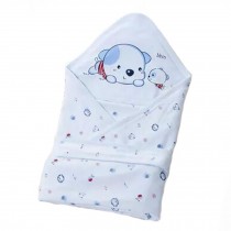 Lovely Baby Receiving Blankets Summer Hooded Swaddleme Dog ,Blue