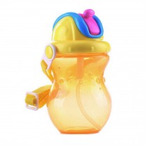 Leakproof Trainer Cup Silicon Sippy Cups BPA FREE ,yellow