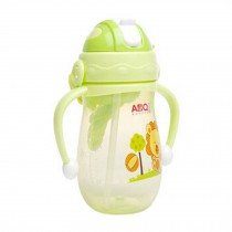Leakproof Trainer Cup Silicon Sippy Cups BPA FREE ,green