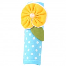 2PCS Cute Door Knob Covers Door Handle Sleeve Protective for Kids, Lemon/Blue