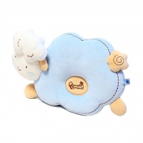 Cute baby Newborn Baby Anti-roll Pillow Prevent Flat Head Blue Sheep