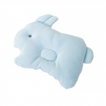Cute baby Newborn Baby Anti-roll Pillow Prevent Flat Head Cute Rabbit Blue
