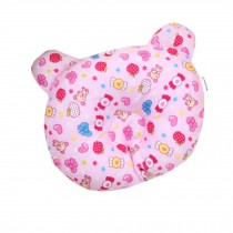 Adorable Soft Newborn Baby Anti-roll Pillow Prevent Flat Head-Lovely Candy,Pink