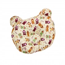 Adorable Soft Newborn Baby Anti-roll Pillow Prevent Flat Head-Lovely Bear