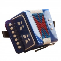 Kid's Toy Instrument /Kid's Accordion For Both Boys and Girls ,Blue