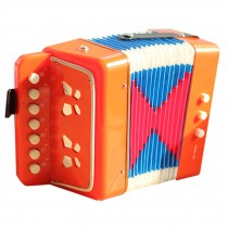 Kid's toy instrument /Kid's Accordion For Both Boys and Girls ,Orange