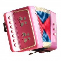 Kid's toy instrument /Kid's Accordion For Both Boys and Girls ,Pink