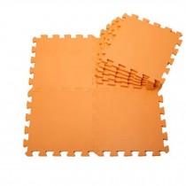 Quality Waterproof Baby Foam Playmat Set-9pc /Orange