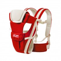 Soft Polyester Baby Carrier Best Child Baby Backpack Cotton belt Red