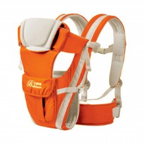 Soft Polyester Baby Carrier Best Child Baby Backpack Cotton belt Orange