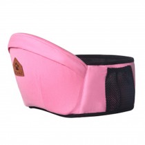 Baby Carrier Single Waist Stool Hip Seat Carrier,Pure Cotton Baby Carrier Pink