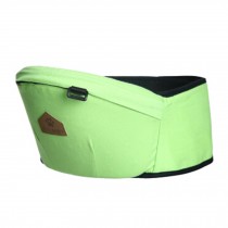 Baby Carrier Single Waist Stool Hip Seat Carrier,Pure Cotton Baby Carrier Green