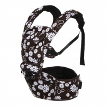 Multifunctional Baby Carrier Waist Stool Strap Carrier,Painted Design Coffee