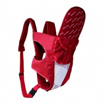 Multifunctional Cotton Baby Carriers Backpack,Household & Travel Letter Red
