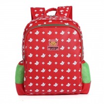 Child's Lightweight PU Backpacks School Backpack School Bags,Red