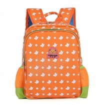 Child's Lightweight PU Backpacks School Backpack School Bags,Orange