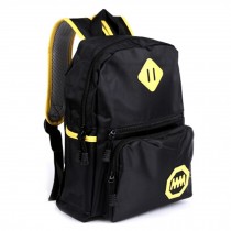 Kids Backpacks Lightweight Pure Color Backpacks School Bags,Black