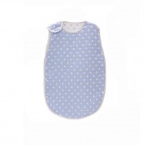 Wearable Blanket, Baby Sack Sleeping 100% coton Swaddle, Small, Medium,Blue