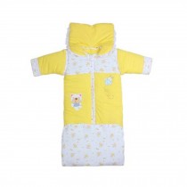 Unisex-Baby Winter/Fall 100% Cotton thicken Sleep Bag Sack,bear yellow