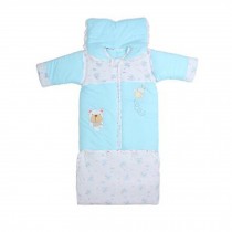 Unisex-Baby Winter/Fall 100% Cotton thicken Sleep Bag Sack,bear blue