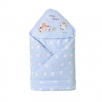 Winter/Fall Thick Cotton Swaddle Baby Adjustable SleepSack,D blue