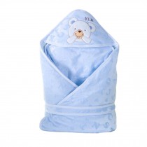Winter/Fall Thicken Cotton Swaddle Baby Adjustable SleepSack, blue