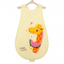 Creative Lovely Unisex-Baby Sleeping Sack Cotton Wearable Blanket-Yellow Giraffe