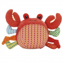Lovely Animal Soft Plush Bell Ball Toy/Kid's Catch and Feel Toy, Crab