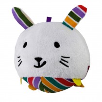 Lovely Animal Soft Plush Bell Ball Toy/Kid's Catch and Feel Toy,Rabbit