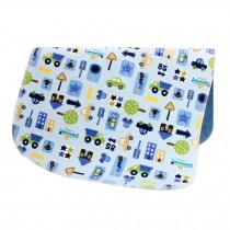 [19*27 Inch] Lovely Waterproof Breathable Baby Urine Pad-Blue Cars