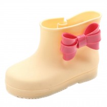Children Bow Rian Boots,Jelly Shoes,Baby Shoes Water Shoes For Children  A