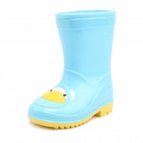 Colorful Kid's Rain Buskin Boots Shoes  Waterproof Rain Boots,Blue Dinosaur