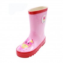 Fashionable Cute Kid's Rain Boots Shoes Children Waterproof Rain Boots,Pink Deer