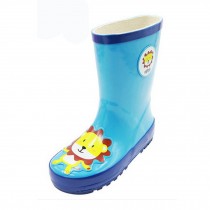 Fashionable Kid's Rain Boots Shoes Children Waterproof Rain Boots,Blue Lion