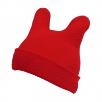 Lovely Baby Unisex-Baby Infant Knitted Hat Devil Horns Hat Woolen Hat Red