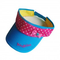 Lovely/Fashion Baby Unisex Solid Sports Visor Cap Peaked Cap Wide Brim Hat Blue