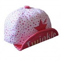 Baby's Summer Outdoor Baseball Cap Twinkle Soft Brim Sun Protection Hat,Pink