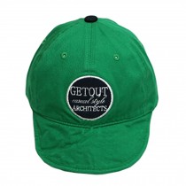Baby's Summer Outdoor Baseball Cap Round Soft Brim Sun Protection Hat,Green