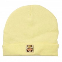 Soft Infant/Toddler Hat Cute  Bear Hat Pure Cotton Sleep Cap, Yellow