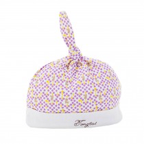 Fashion and Lovely Organic Cotton Soft Babies Hats Sleep Cap  Infant Cap, Purple