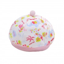 Boneless Stitching Organic Cotton Soft Babies Hats Sleep Cap  Infant Cap, Pink