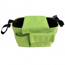 High-Capacity Stroller Hanging Bag Waterproof Multifunctional Organizer,Green