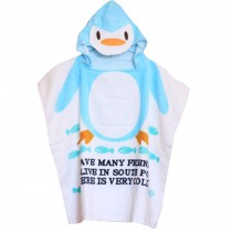 Cute Baby Towel/ Bath Towel/Baby-Washcloths/BABY bathrobe,Lovely Penguin