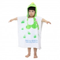 Childrens Cute And Fashion Style Hooded Bath Towel Bathrobes Dinosaur