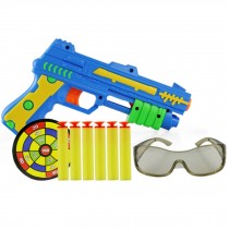 Boys/Baby's Toy Gun with Six Bullets ,One Target and One Goggle