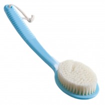 Topnotch Bath Shower Back Brush With Long Handle Exfoliating Body Brush Blue